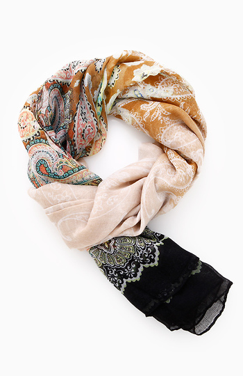 Paisley Print Scarf Slide 1