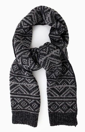 Tribal Print Cozy Scarf Slide 1