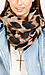 Abstract Leopard Print Scarf Thumb 3