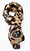 Abstract Leopard Print Scarf Thumb 1