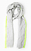 Color Accent Gauze Scarf Thumb 1