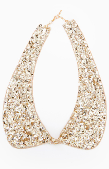 Sequined Collar Necklace Slide 1