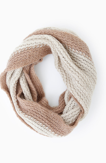 Border Trim Infinity Scarf Slide 1