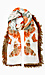 Flower and Butterfly Print Scarf Thumb 1