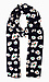 Smooth Flower Print Scarf Thumb 1