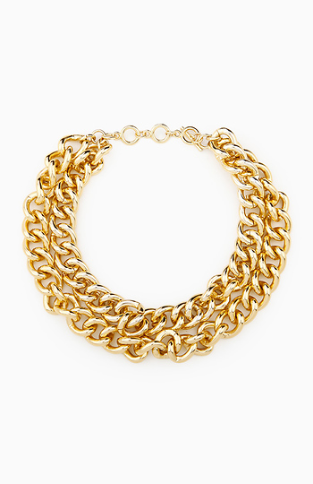 Double Chain Necklace Slide 1