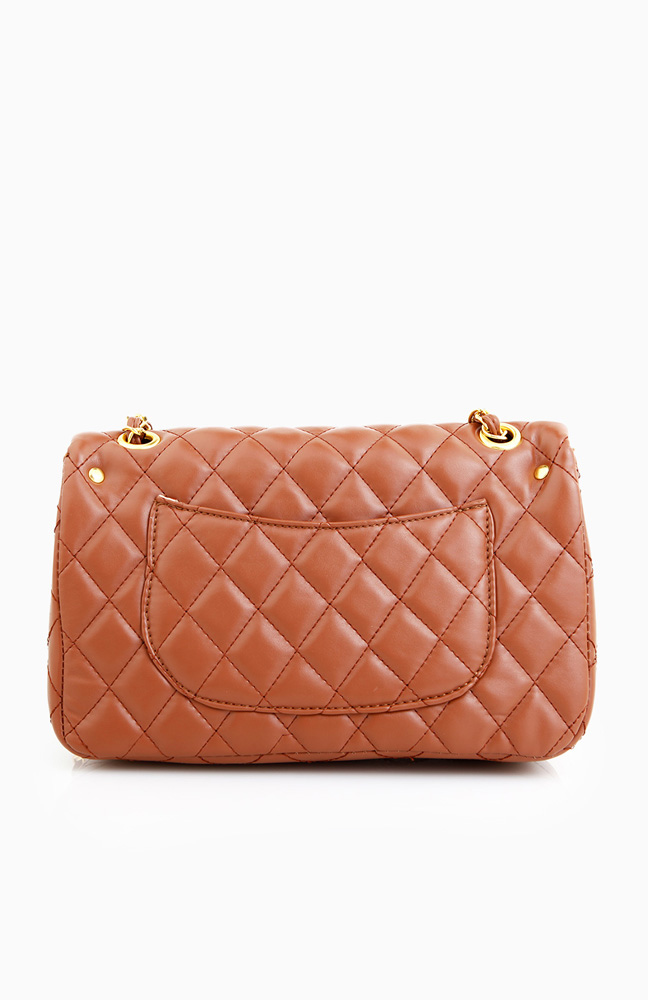 Quilted Lady Bag in Tan | DAILYLOOK