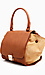 Faux Suede Two Tone Handbag Thumb 2