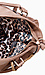 Textured Handbag with Chain Link Detail Thumb 4