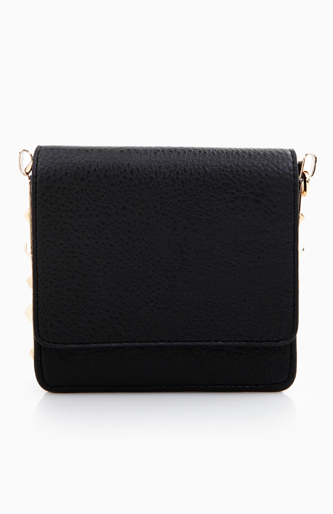 Metal Studded Trim Bag in Black | DAILYLOOK