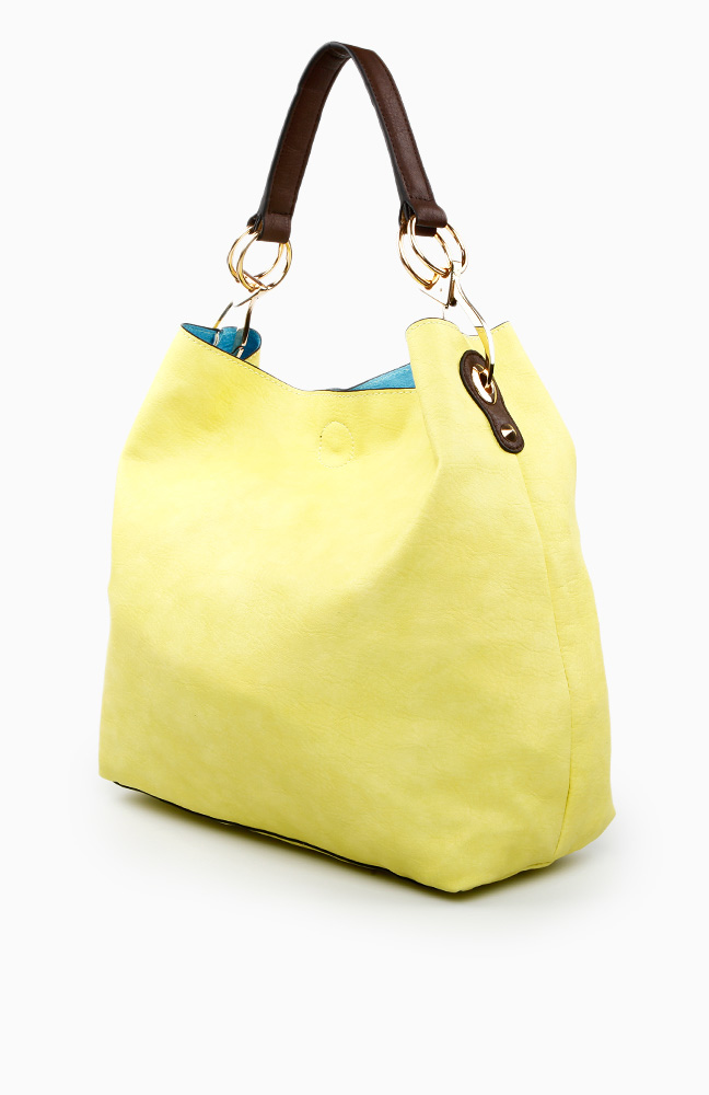 Bright Color Bag in Yellow | DAILYLOOK