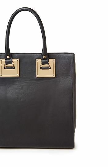 Olivia Pope Vegan Leather Tote in Black | DAILYLOOK