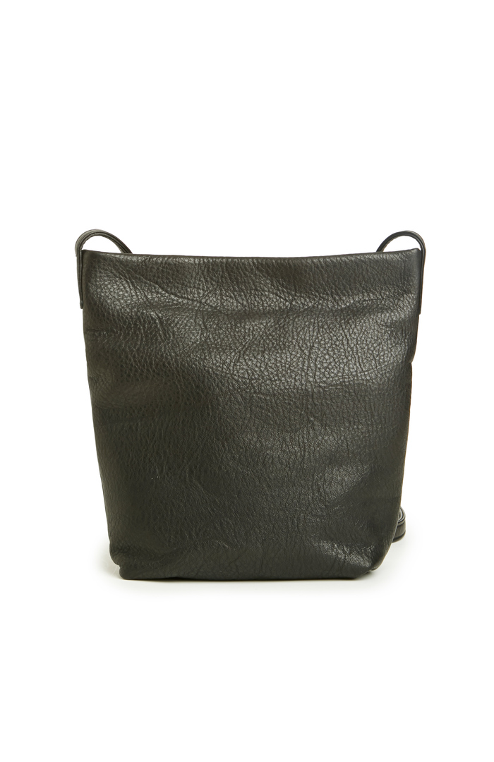 Baggu Leather Crossbody Purse In Black 