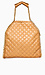 Chain Trim Quilted Tote Thumb 3