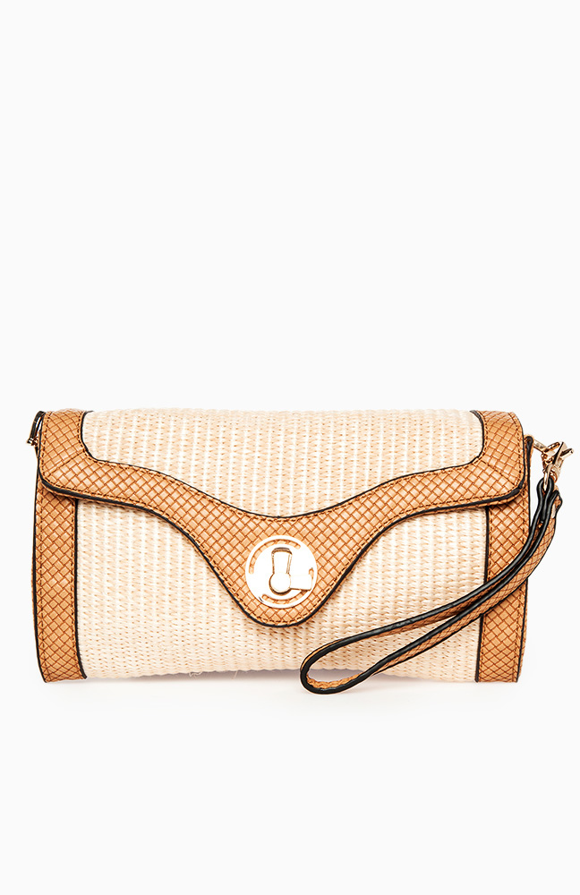 woven basket clutch