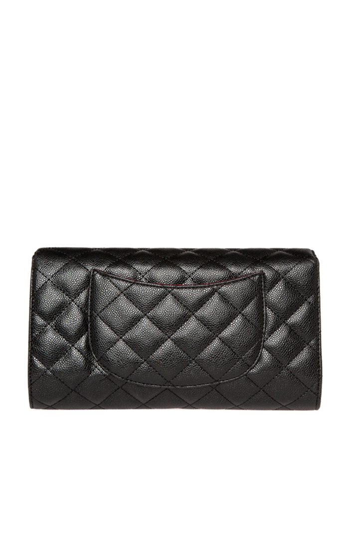 Coco Quilted Clutch in Black | DAILYLOOK