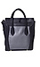 Leatherette Two-Tone Tote Bag Thumb 3