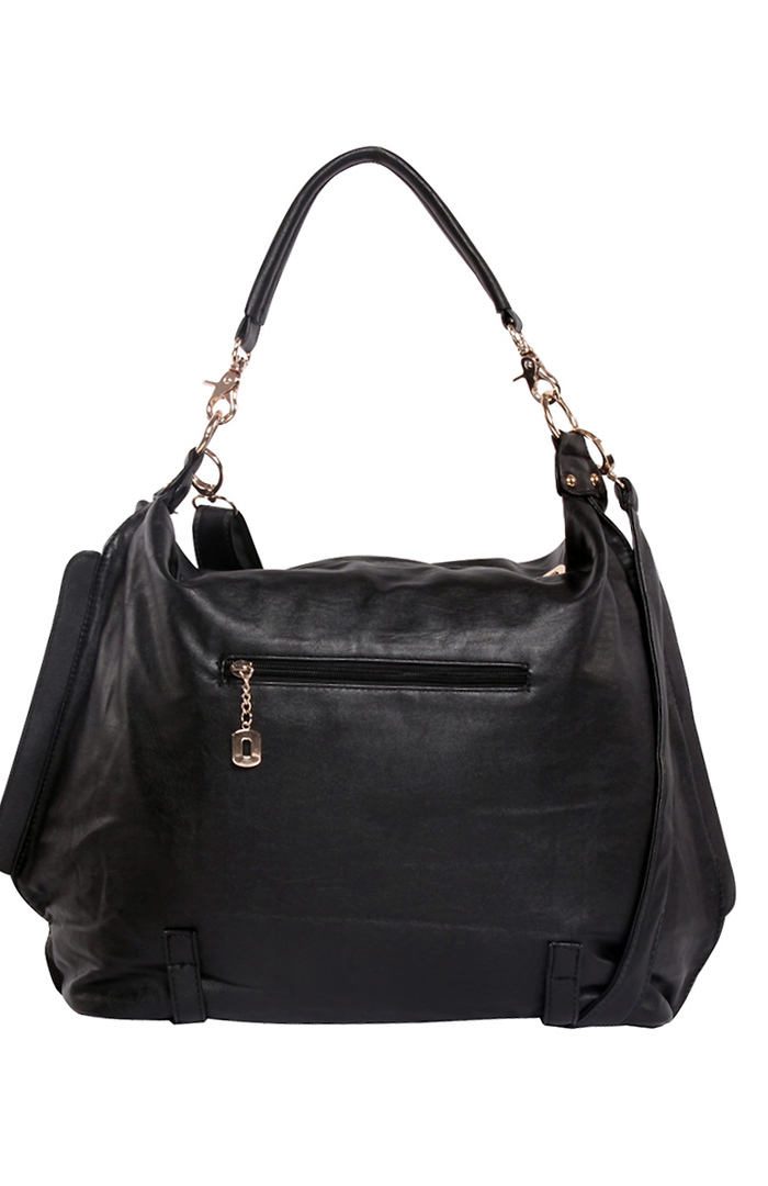 Large Shoulder Tote in Black DAILYLOOK