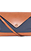 Two-tone Envelope Clutch Thumb 1