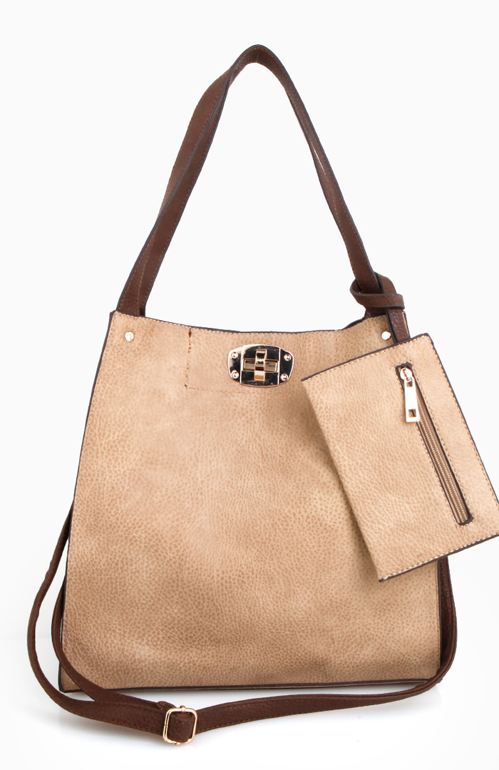 the tote bag beige