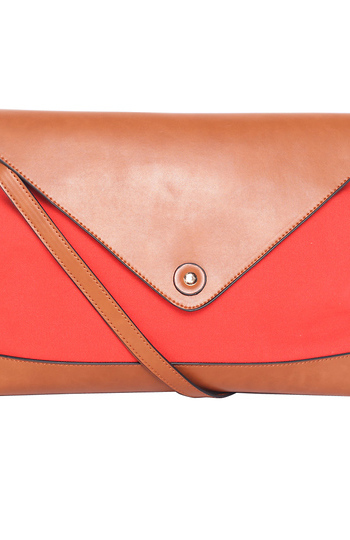 Two-tone Envelope Clutch Slide 1