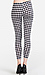 Houndstooth Printed Leggings Thumb 3