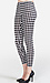 Houndstooth Printed Leggings Thumb 2