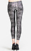 Metallic Animal Print Leggings Thumb 3