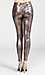 Shiny Snake Print Leggings Thumb 3