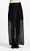 Accordion Pleat Maxi Skirt Thumb 1