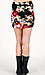 Floral Print Mini Skirt Thumb 3