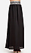 Embroidered Waist Maxi Skirt Thumb 1