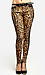 Leopard Front Skinny Jeans Thumb 1