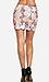 Sequined Snake Mini Skirt Thumb 2