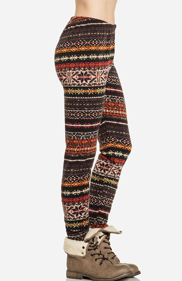 Tribal Print Sweatpants in Floral Multi | DAILYLOOK