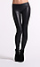 Pull Up Leatherette Leggings Thumb 1