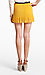 Mustard Pleated Skirt Thumb 3