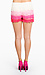 Ombre Dipped Lace Shorts Thumb 3