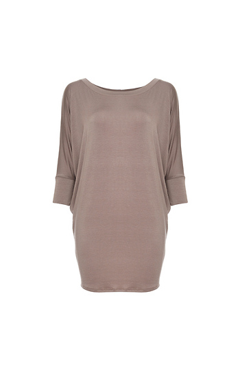 Nina Dolman Round Neck Modal Jersey Top Slide 1