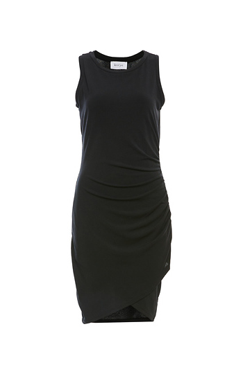 Shirred Sides Sleeveless Dress Slide 1