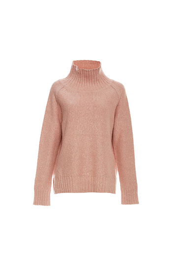 Zoe Turtleneck Speckled Sweater Slide 1