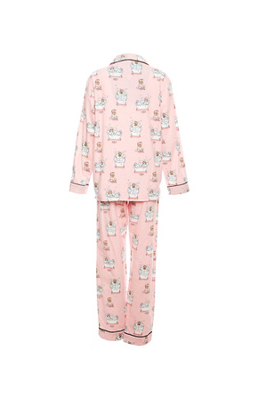 Pj Salvage Spaw Day Pj Set In Pink Multi Xs Xl Dailylook