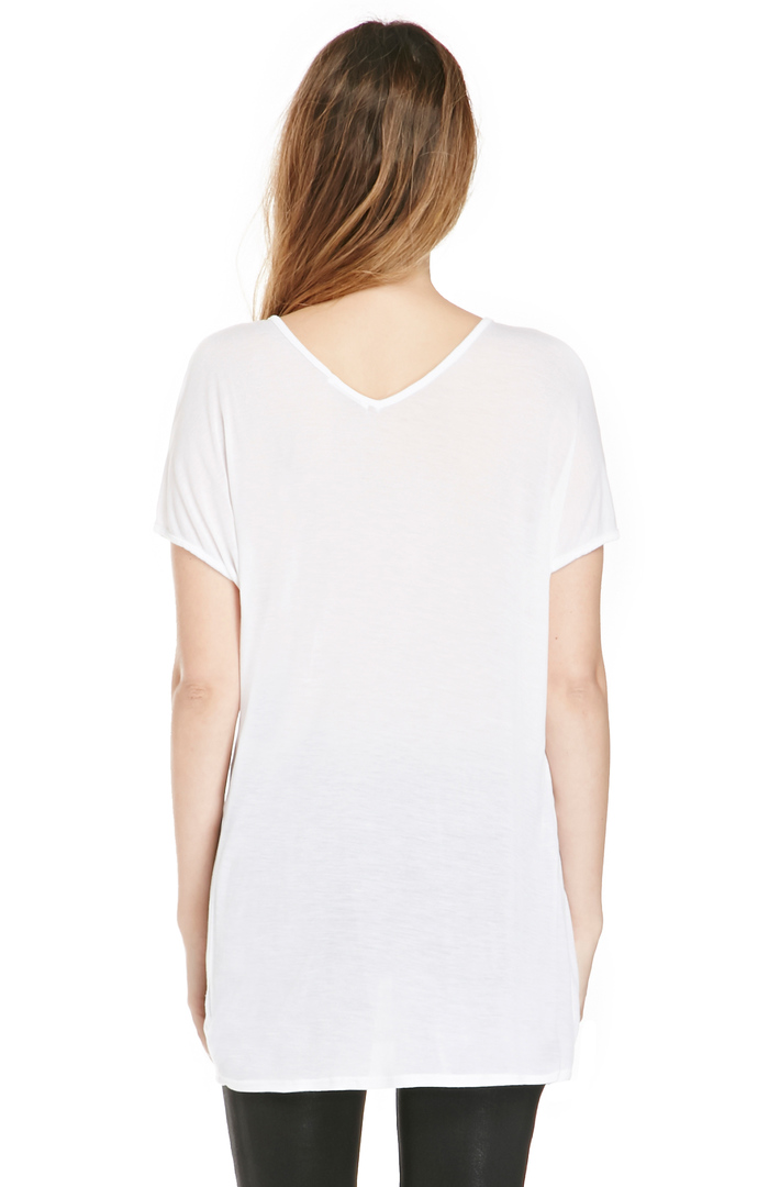 best slouchy white tee