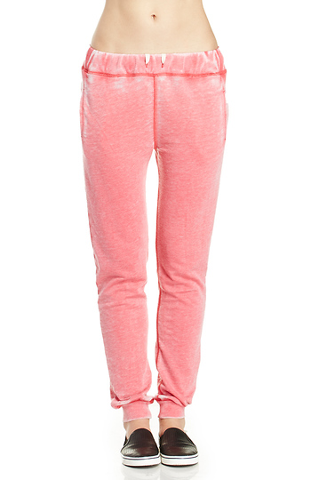 pink gray sweatpants