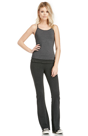 Solow Eclon Foldover Legging Charcoal ECL3933 - Free Shipping at Largo Drive