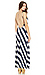 Diagonal Stripe Maxi Dress Thumb 1