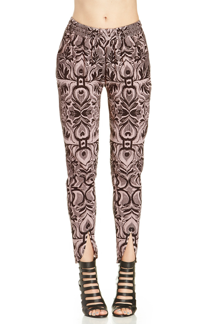 Somedays Lovin Baroque Woven Cocoon Pants in Blush | DAILYLOOK