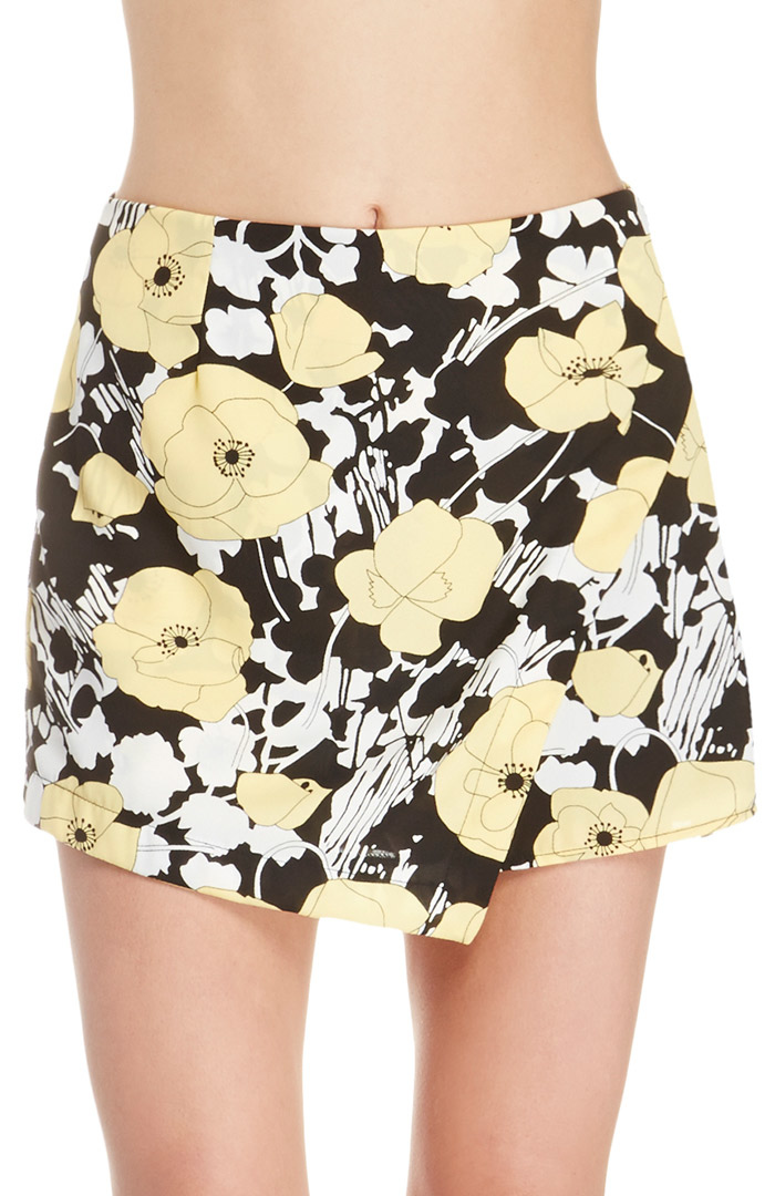 Floral Print Skort in Floral Multi | DAILYLOOK