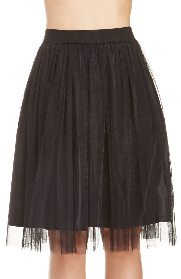 Andy Walsh Tulle Skirt in Black | DAILYLOOK