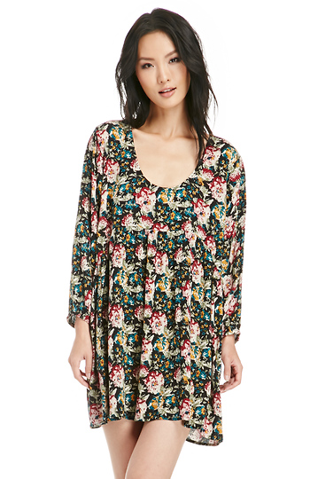 Knot Sisters Echo Park Floral Dress in Floral Multi | DAILYLOOK
